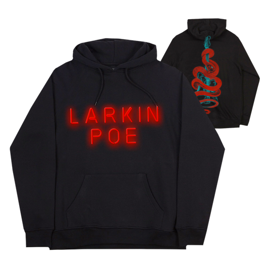 Snake Guitar Black Hoodie